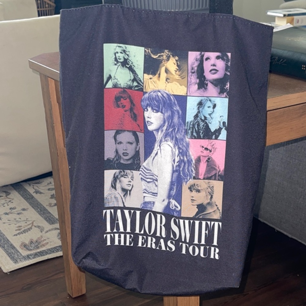Official Taylor Swift The Eras Tour Tote With Eras Tour